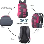 Ride Along School College & Traveling Backpack by Espiral-201802 (Pink) - Image 4