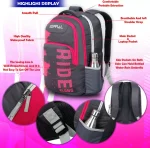 Ride Along School College & Traveling Backpack by Espiral-201802 (Pink) - Image 5