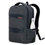 Espiral 15-Inch Laptop & Travel Backpack With USB Port (Black) - Image 2