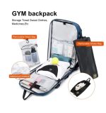 Arctic Hunter B00391 Laptop Sports And Travel Backpack (Grey) - Image 2