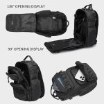 OZUKO 9812 Sling Bag Crossbody Casual Travel Shoulder Shoulder Chest Bag (Black) - Image 5